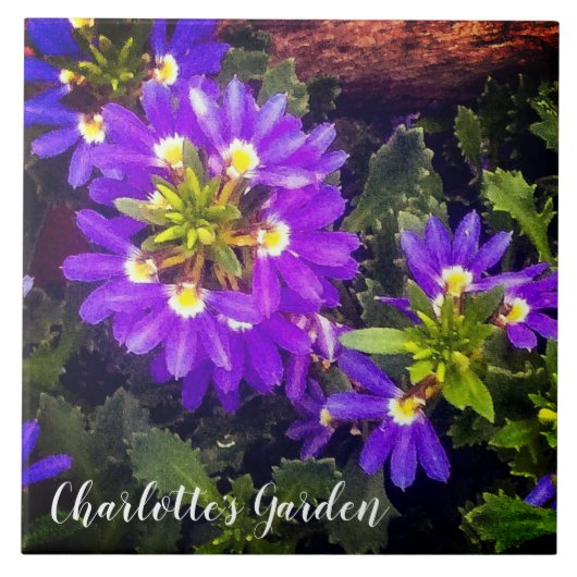 Paarse ventilator tegeltje (Voorkant)