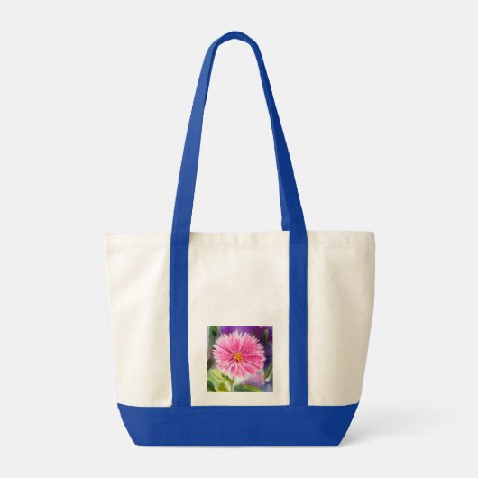 Paarse ventilator tote bag (Achterkant)