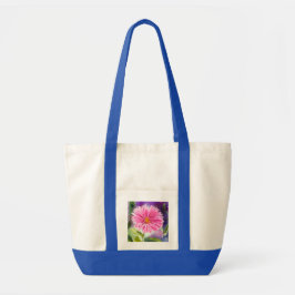 Paarse ventilator tote bag