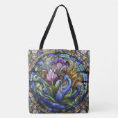 Paarse ventilator tote bag (Voorkant)