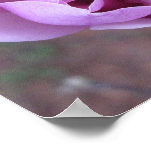 Paarse ventilatorafdruk poster (Hoek)