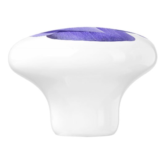 Paarse ventilatorbak Kastknop Kop Keramische Knop (Zijkant)