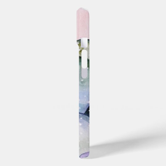 Paarse ventilatorcactus (neopal) Case-Mate iPhone case (Achterkant / Links)