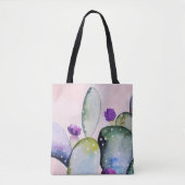 Paarse ventilatorcactus (neopal) tote bag (Voorkant)