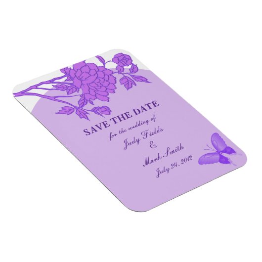 Paarse ventilatordouane bewaart de datum magneet (Rechterzijde)