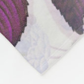  Paarse ventilatordruk Fleece Deken (Hoek)