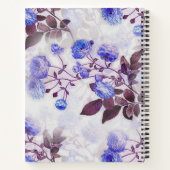 Paarse ventilatordruk Notitieboek (Achterkant)