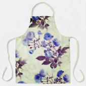  Paarse ventilatordruk op groen Schort (Voorkant)