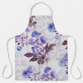  Paarse ventilatordruk Schort (Voorkant)