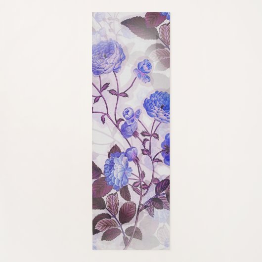  Paarse ventilatordruk Yogamat (Voorkant)