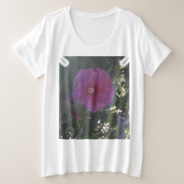 PAARSE ventilatordruk/ZAZZLE Grote Maat T-shirt