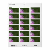 Paarse ventilatorfoto etiket (Full Sheet)