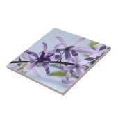 Paarse ventilatorkeramische tegels tegeltje (Zijkant)