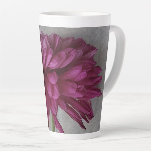 Paarse ventilatorlatorMok Latte Mok (Rechterhoek)