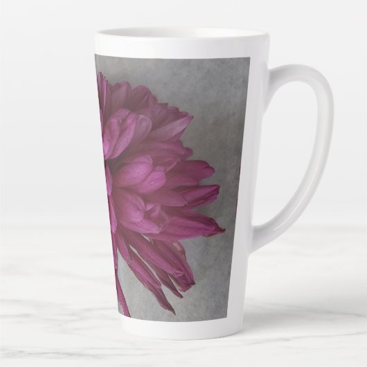 Paarse ventilatorlatorMok Latte Mok (Rechts)