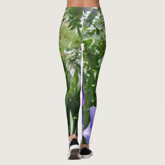 Paarse ventilatorLeggings Leggings (Achterkant)