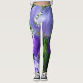 Paarse ventilatorLeggings Leggings (Voorkant)