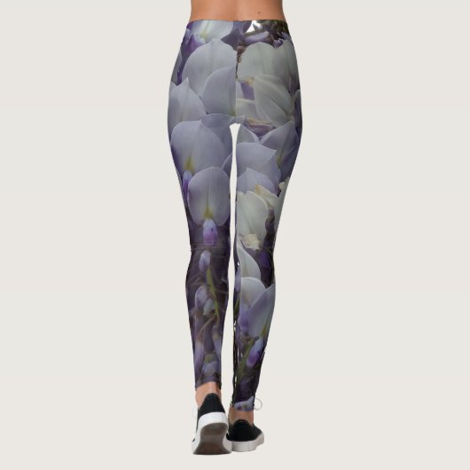 Paarse ventilatorLeggings Leggings (Achterkant)