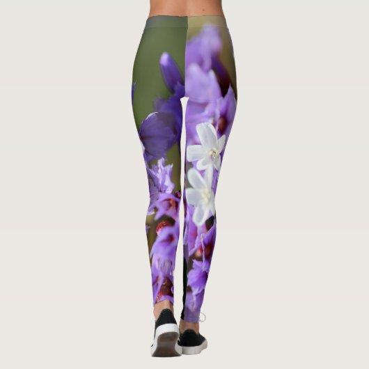 Paarse ventilatorLeggings Leggings (Achterkant)