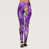 Paarse ventilatorLeggings Leggings (Achterkant)