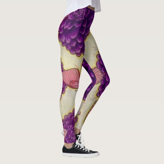 Paarse ventilatorLeggings Leggings (Rechts)
