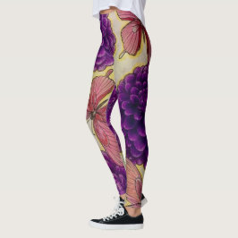Paarse ventilatorLeggings Leggings