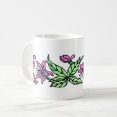 Paarse ventilatorMok Koffiemok (Voorkant links)