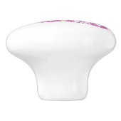 Paarse ventilatornaaimachine, kamerdecor keramische knop (Zijkant)