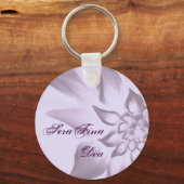 Paarse ventilatorSleutelhanger Sleutelhanger (Voorkant)