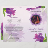 Paarse ventilatorsoftware Sjabloon (Voorkant / Achterkant)