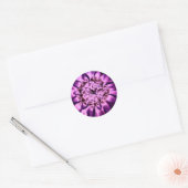 Paarse ventilatorSticker Ronde Sticker (Envelop)