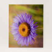 Paarse ventilatorventilator en snijfoto legpuzzel (Verticaal)