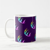 Paarse veren koffiemok (Links)