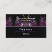 Paarse verenZakelijke Kaart Visitekaartje (Voorkant)
