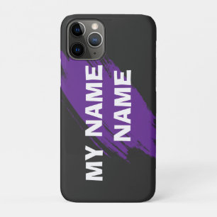 Paarse verf aangepaste tekst Case-Mate iPhone case