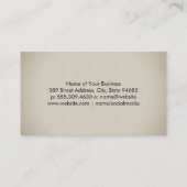 Paarse verf geborsteld | Eenvoudige textuur Visitekaartje (Achterkant)