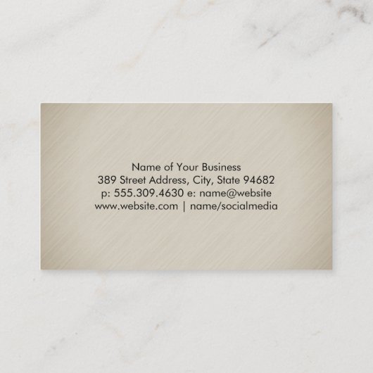 Paarse verf geborsteld | Eenvoudige textuur Visitekaartje (Achterkant)