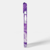 Paarse Verf Giet Abstracte Vloeibare Esthetische Case-Mate iPhone Case (Achterkant / Links)
