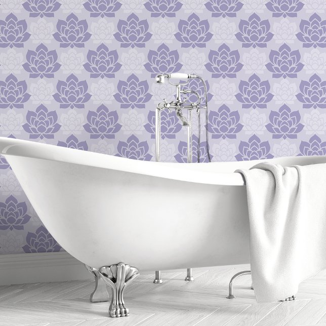 Paarse verfijnde succulent behang (Creator heeft geüpload)