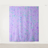 Paarse verfplaat wandkleed (Voorkant)