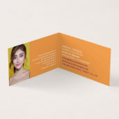 Paarse verfrol, schilder & decorator Foto Visitekaartje (Binnen)