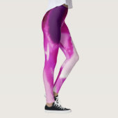 Paarse verfspatten leggings (Rechts)