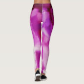 Paarse verfspatten leggings (Achterkant)