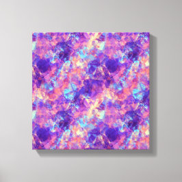 Paarse Verkreukelde Textuur Canvas Afdruk