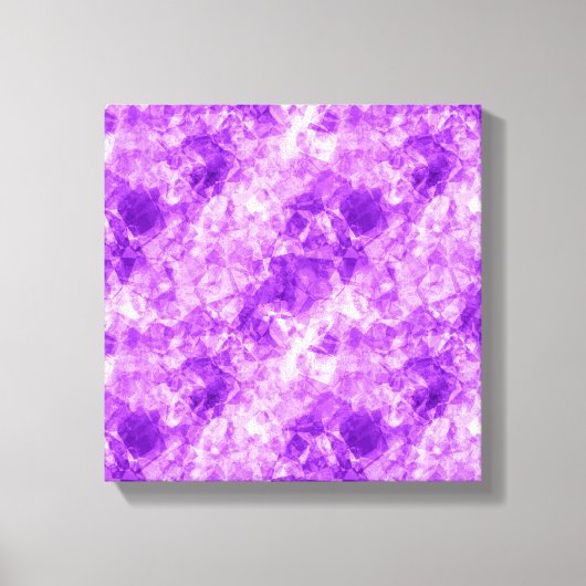Paarse Verkreukelde Textuur Canvas Afdruk (Voorkant)
