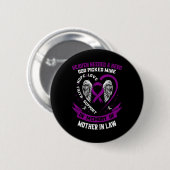 Paarse Verlies van mijn schoonmoeder Pancreaskanke Ronde Button 5,7 Cm (Voorkant /achterkant)