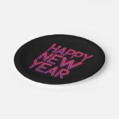 Paarse verloop Nieuw jaar Papier Bord (Gekanteld)