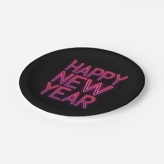 Paarse verloop Nieuw jaar Papier Bord (Gekanteld)