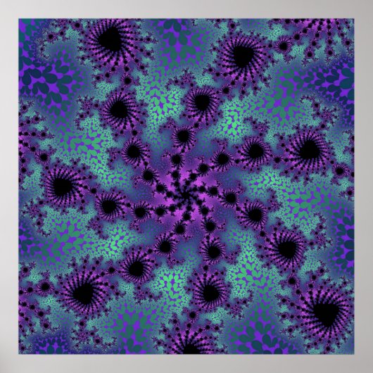 Paarse vernietiging poster (Voorkant)