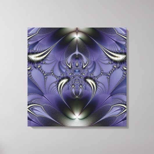 Paarse Versiering Canvas Afdruk (Voorkant)